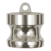 Riegler Kamlok bouchon de fermeture, type DP, ES 1.4401, 2 1/2, Ø bouchon 76-1