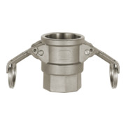 Riegler Kamlok prise rapide avec filetage intérieur, type D, ES 1.4401, G 1-1