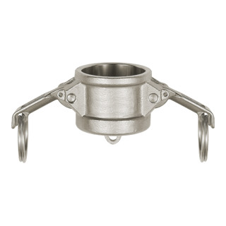 Riegler Kamlok-Verschlusskappe, Typ DC, ES 1.4401, für Stecker-Ã˜ 120 mm