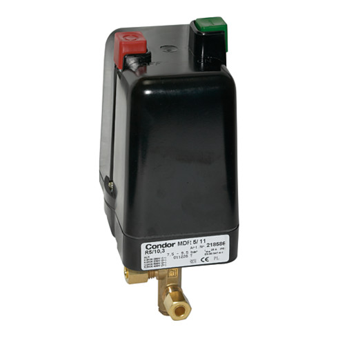 Riegler Kompressoren Pressostat, avec valve de décharge, G 1/2, 2,5-16 bar