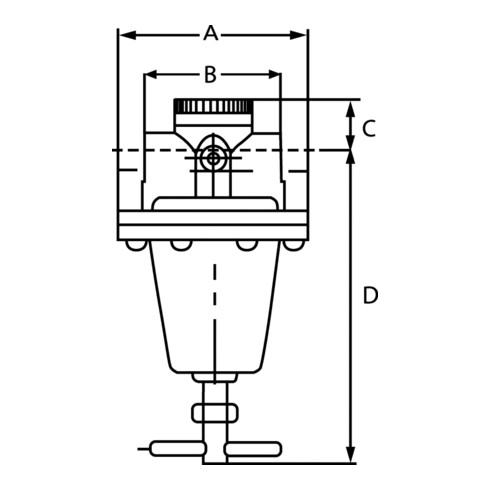 Riegler Konstant-Druckregler inkl. Manometer, BG 4, G 1 1/2, 0,5 - 10 bar
