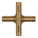 Riegler Kreuz-Schlauchverbindungsstutzen, für Schlauch LW 5 mm, Messing-1