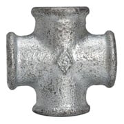 Riegler Kreuzstück 180, 4 x IG, Rp 1 1/2, schwarzer Temperguss feuerverz.-1