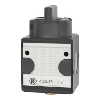 Riegler Kugelhahn 3/2-Wege »multifix«, abschließbar, BG 1, G 3/8