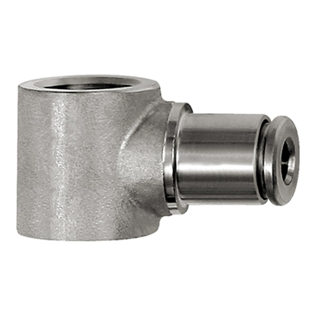 Riegler L-anneau, G 1/4, pour tuyau Ø ext. 10 mm, acier inoxydable 1.4404