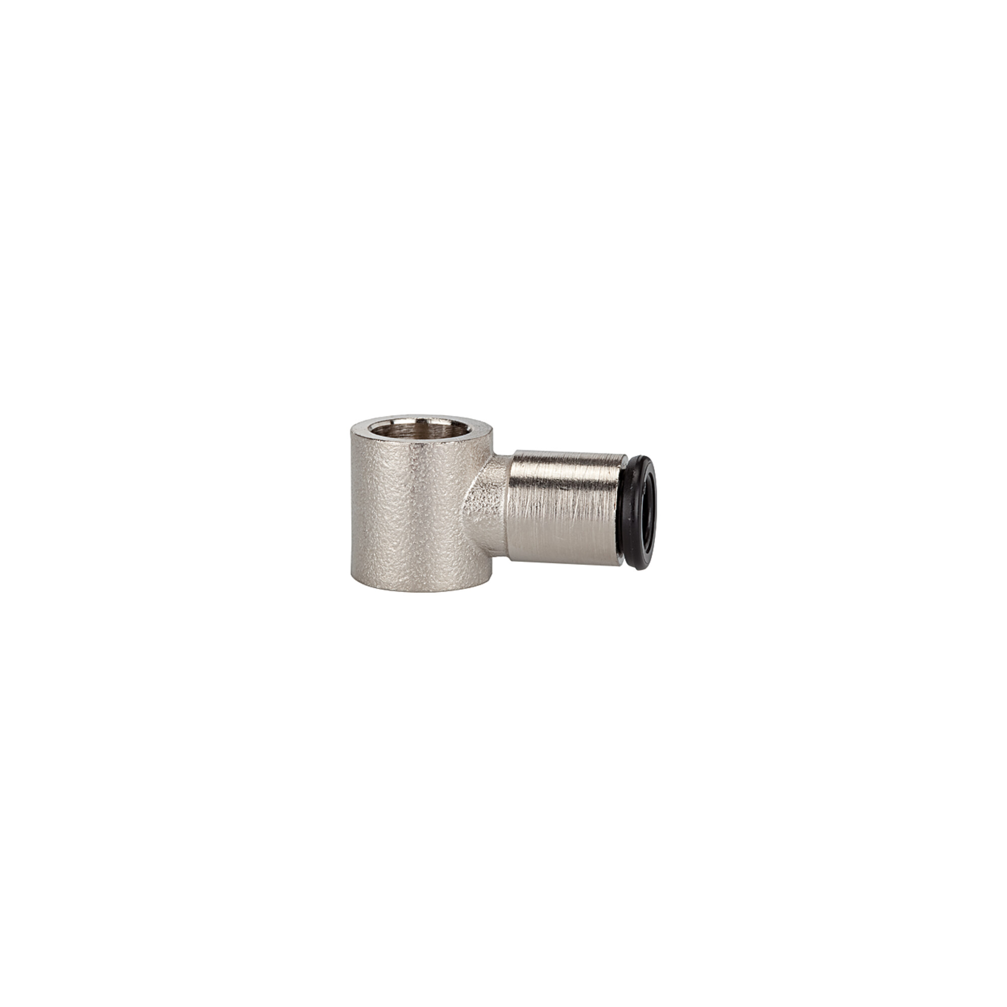 Riegler L-Ringstück, für Hohlschraube M5, Schlauch-Ã ̃ 4 mm, MS vern.