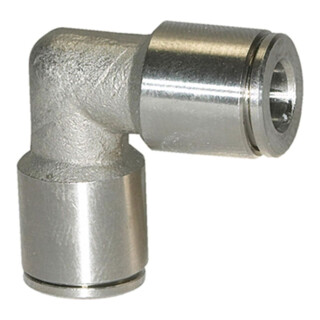 Riegler L-Steckverbindung, für Schlauch-Außen-Ã˜ 8, 15bar, Edelst. 1.4404