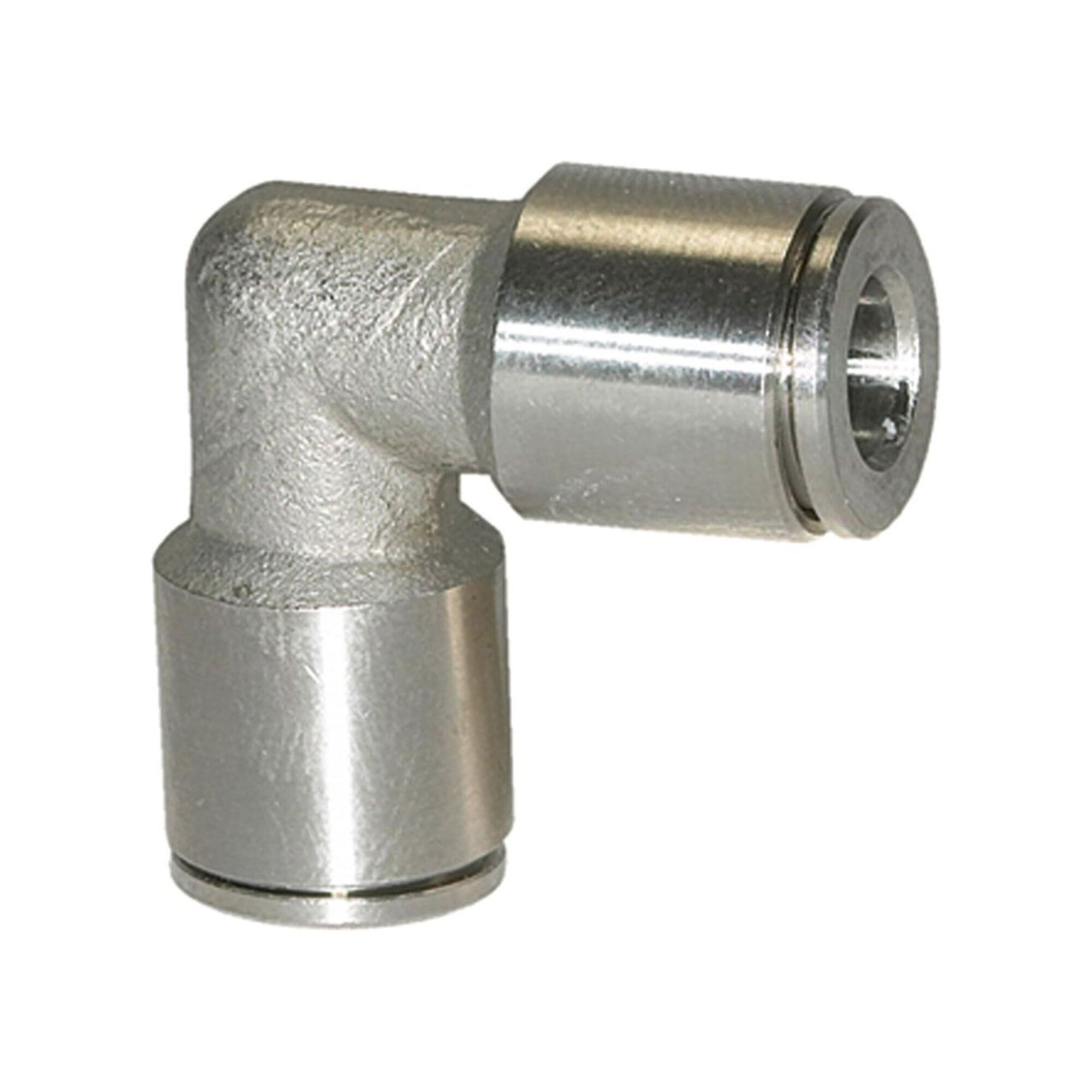 Riegler L-Steckverbindung, für Schlauch-Außen-Ã ̃ 8, 15bar, Edelst. 1.4404