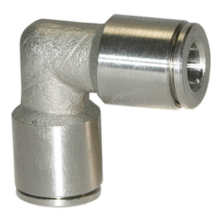 Riegler L-Steckverbindung, für Schlauch-Außen-Ã˜ 8, 15bar, Edelst. 1.4404