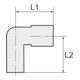 Riegler L-Steckverbindung, Stecknippel 3 mm »Blaue Serie« mini, Schl.-Ø 3