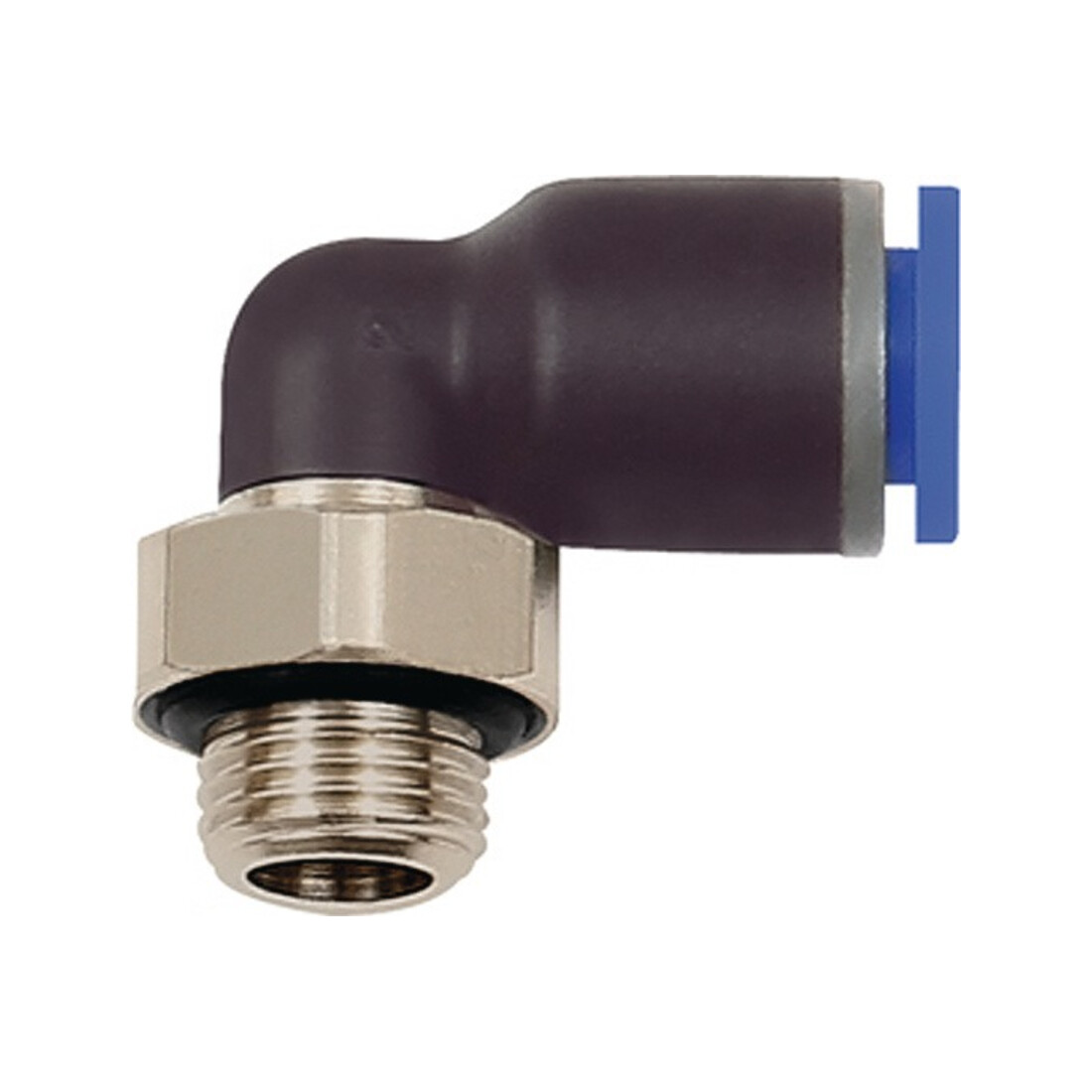 Riegler L-Steckverschraubung »Blaue Serie «, drehbar, G 1/2 außen, Ø 8 mm
