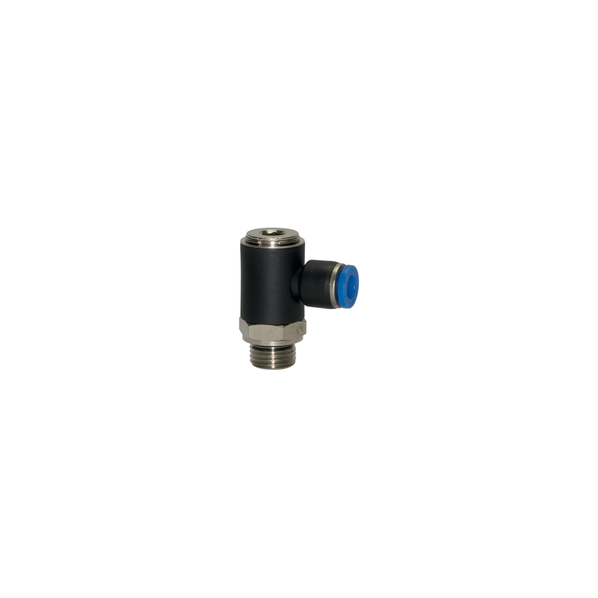 Riegler L-Steckverschraubung »Blaue Serie«, drehbar, G 1/4 a., L=26,5mm