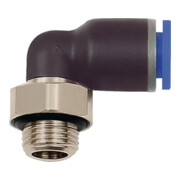 Riegler L-Steckverschraubung »Blaue Serie«, drehbar, G 1/4 außen, Ã˜ 6 mm