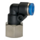 Riegler L-Steckverschraubung  »Blaue Serie «, drehbar, G 1/4 innen, Ã˜ 4 mm-1