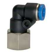 Riegler L-Steckverschraubung »Blaue Serie«, drehbar, M5 innen, Ø 6 mm