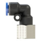 Riegler L-Steckverschraubung »Blaue Serie «, drehbar, G 3/8 innen, Ø 6 mm