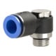 Riegler L-Steckverschraubung »Blaue Serie« drehbar, G1/2 a., max.15, Ø6mm
