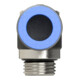 Riegler L-Steckverschraubung »Blaue Serie« drehbar, G1/2 a., max.15, Ø6mm