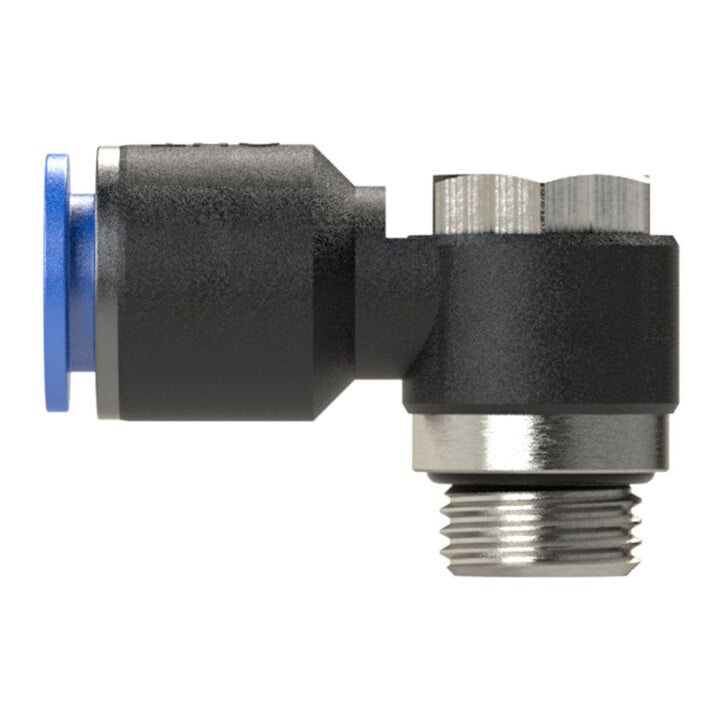 Riegler L-Steckverschraubung »Blaue Serie« drehbar, G1/2 a., max.15, Ã˜6mm