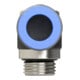 Riegler L-Steckverschraubung »Blaue Serie« drehbar, G1/4 a., max.15, Ø8mm