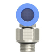 Riegler L-Steckverschraubung »Blaue Serie«, drehbar, M5 außen, Ã˜ 4 mm-2