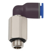 Riegler L-Steckverschraubung »Blaue Serie« lang, drehbar, G 1/2 a., Ã˜ 6mm-1