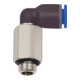 Riegler L-Steckverschraubung »Blaue Serie« lang, drehbar, G 1/8 a., Ã˜ 8mm-1