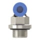 Riegler L-Steckverschraubung »Blaue Serie« mini, drehbar, M5, 125.005-4M