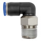 RIEGLER L-Steckverschraubung Blaue Serie mini R 1/8, drehbar R 1/8  inch-1