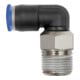 Riegler L-Steckverschraubung  »Blaue Serie « mini, drehbar, R 1/8, 126.018-6M