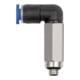 Riegler L-Steckverschraubung »Blaue Serie« mini, lang, drehbar, M5, 127.005-3M