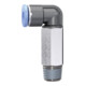 Riegler L-Steckverschraubung »Blaue Serie« mini, lang, drehbar, R 1/8, 128.018-4M
