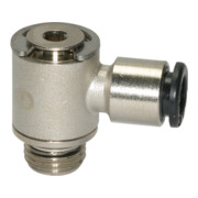 Riegler L-Steckverschraubung »click-clock«, drehbar, G 1/4 a., Schl.-Ã˜ 6