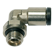 Riegler L-Steckverschraubung »click-clock«, drehbar, G 1/4 außen, Ã˜ 5 mm