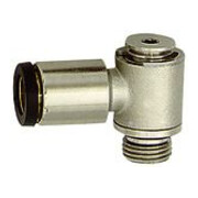 Riegler L-Steckverschraubung »click-clock«, drehbar, G 1/8 a., Schl.-Ã˜ 5-1