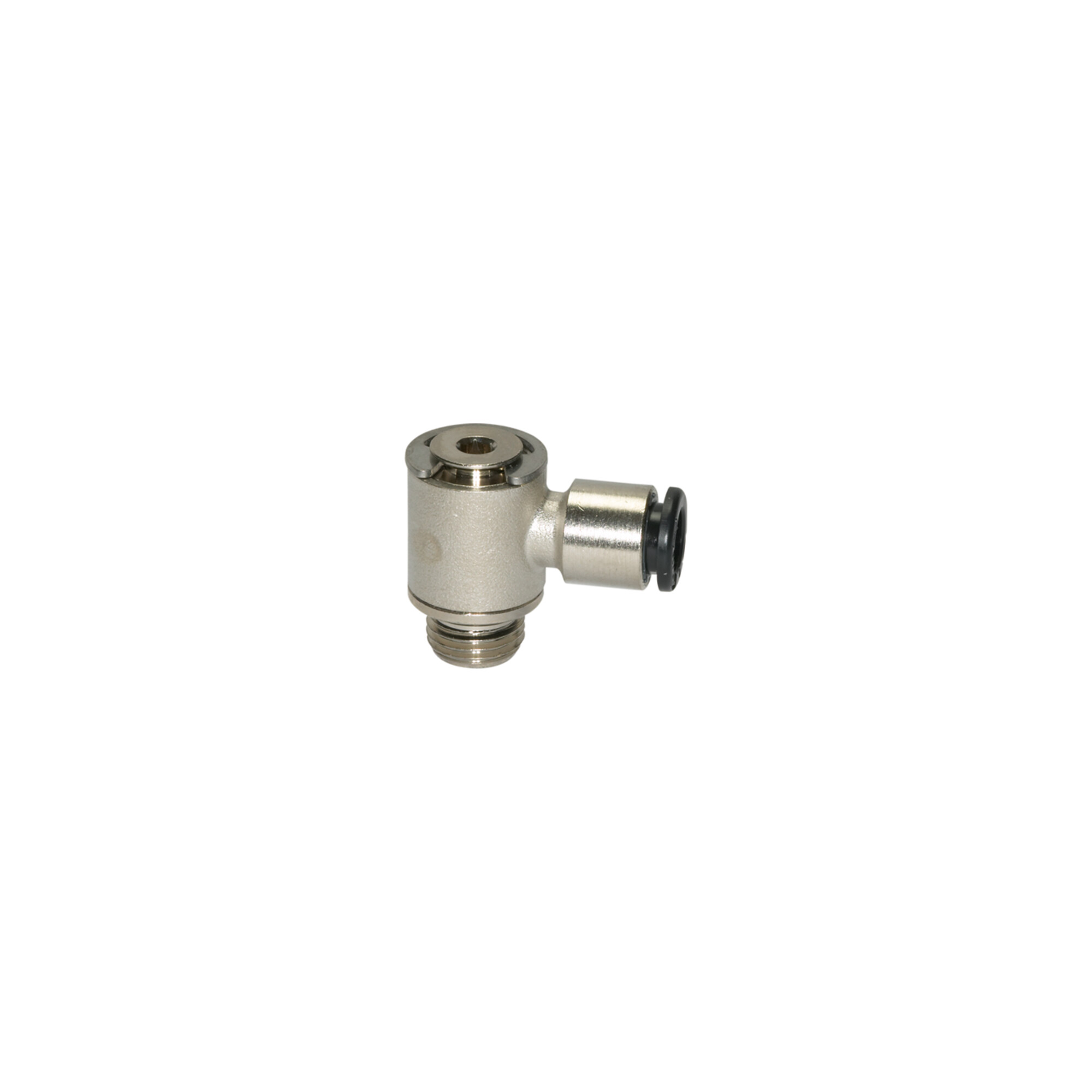 Riegler L-Steckverschraubung »click-clock«, drehbar, G 3/8 a., Schl.-Ã ̃ 12