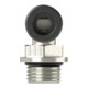 Riegler L-Steckverschraubung »click-clock«, drehbar, M5 außen, Ø 4 mm