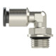 Riegler L-Steckverschraubung »click-clock«, drehbar, M5 außen, Ø 4 mm