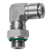 RIEGLER L-Steckverschraubung ES 1.4404, drehbar