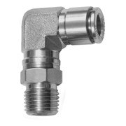 Riegler L-Steckverschraubung, drehbar, R 3/8 a., Schlauch-Ã˜ 8, ES 1.4404