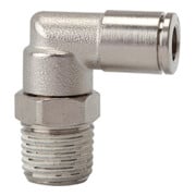Riegler L-Steckverschraubung »metallica«, drehbar, R 1/8 a., Schlauch-Ã˜ 6-1