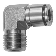 Riegler L-Steckverschraubung R 3/8 a., für Schlauch-Außen-Ã˜ 12, ES 1.4404