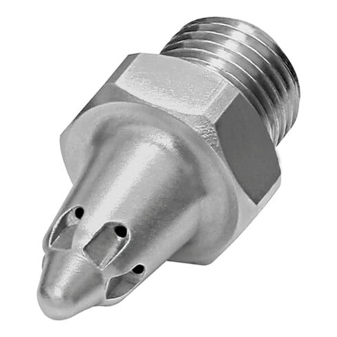 Riegler Lärmarme Runddüse, G 1/4 AG, Aluminium, Düsen-Außen-ø 11 mm