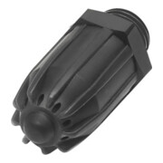 Riegler Lärmarme Runddüse, G 1/4 AG, POM Kunststoff, Düsen-Außen-Ã¸ 17 mm