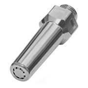 Riegler Lärmarme Runddüse, G 3/8 AG, Messing vern., Düsen-Außen-Ã¸ 11 mm