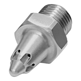 Riegler Lärmarme Runddüse, M12x1,25, Aluminium, Düsen-Außen-Ã¸ 11 mm, 22.206
