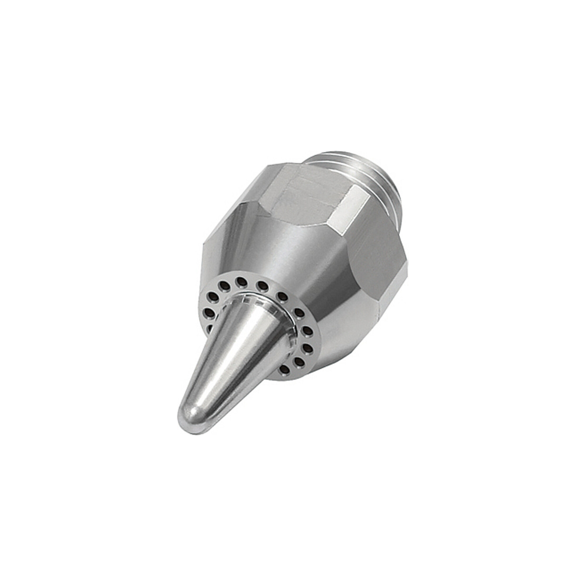 Riegler Lärmarme Runddüse, M12x1,25, Aluminium, Düsen-Außen-Ã ̧ 13 mm