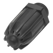 Riegler Lärmarme Runddüse, M12x1,25, POM Kunststoff, Düsen-Außen-Ã¸ 17 mm