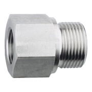 Riegler Lange Wechselreduzierung, G 3/8 a., G 1/4 i., Edelstahl 1.4571-1