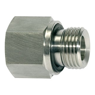 Riegler Lange Wechselreduzierung, Weichdicht., G3/4 a. G1/2 i., ES 1.4571